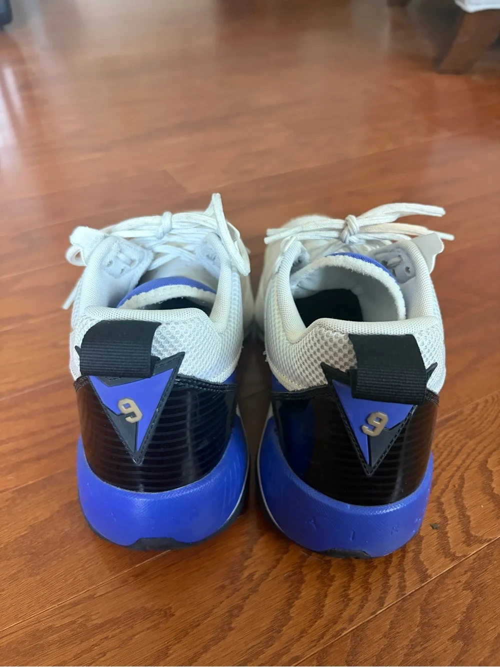 Nike Jordan’s White, Blue and Gold Men’s Sneakers